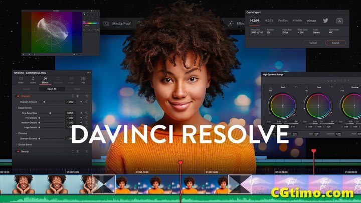 达芬奇调色软件 DaVinci Resolve Studio 16.2.3