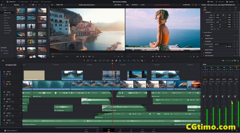 达芬奇调色软件 DaVinci Resolve Studio 16.2.3