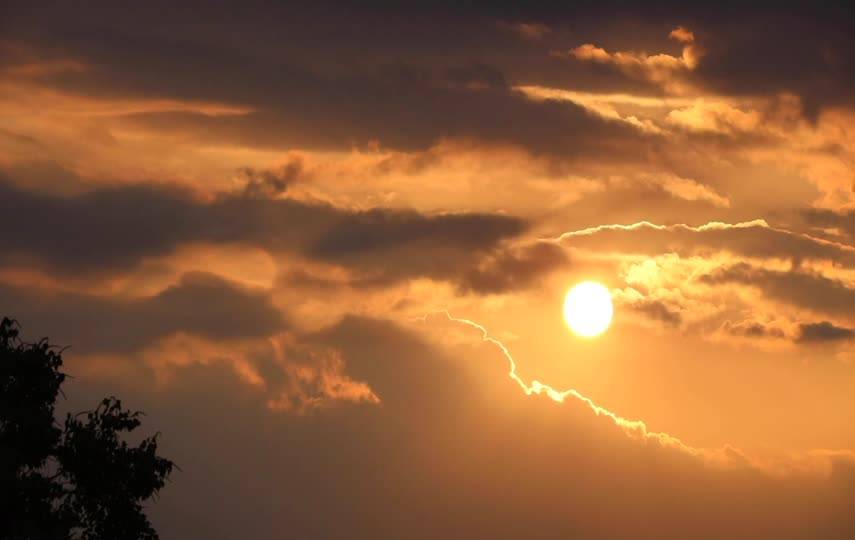 日出太阳特写视频镜头视频素材