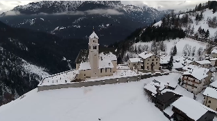 山川雪景镜头短视频素材