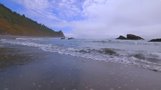 大海海水自然风景短视频素材