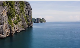 山川大海海水场景短视频素材