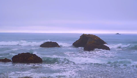 大自然气候海水海景短视频素材