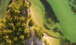 航拍海景短视频素材