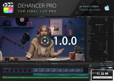 【FCPX插件】复古电影胶片灼烧光效噪点刮痕视觉特效 Dehancer Pro FCPX v1.0.0