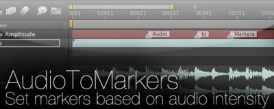 【AE脚本】将音频转换为关键帧给图层添加标记 AudioToMarkers v1.54 支持Win/Mac