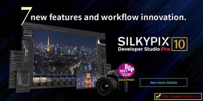 【软件】专业RAW照片处理编辑软件 SILKYPIX Developer Studio Pro 10.0.12.0 中文版 支持Win/Mac系统