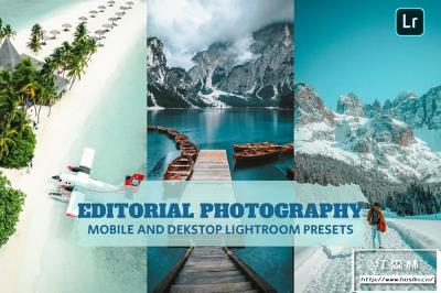 【LR预设】7款户外旅拍电影风光摄影调色Lightroom预设 Editorial Photho Lightroom Presets Dekstop Mobile