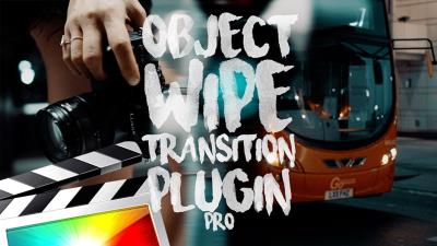 【FCPX插件】53个前景物体移动遮挡擦除无缝转场过渡动画 RN Object Wipe Transition Pro