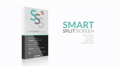 【FCPX插件】35种动态视频划像智能分屏动画预设 Smart Split Screen + 使用教程