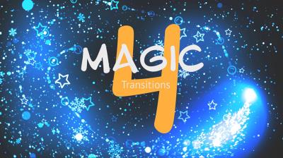 【PR模板】第四套 24个唯美漂亮魔法粒子转场过渡PR预设+视频素材 Magic Transitions 4