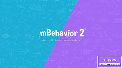 【FCPX插件】160种MG图形切割出场循环文字动画动作预设 motionVFX – mBehavior 2