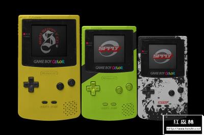 【PS样机】老式复古仿旧趣玩任天堂CRT显示游戏机PSD模型样机 Gameboy Color Photoshop Mockup – Mad Supply Co