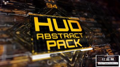 【AE模板】500种未来科技感UI界面元素HUD图形动画 500 HUD Abstract Pack