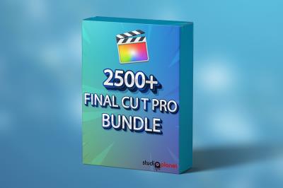 【FCPX插件】2500个转场字幕图形背景FCPX插件+音效LUTS调色预设 Final Cut Pro Bundle