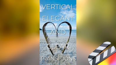 【FCPX插件】20个竖屏简洁图形切割转场动画 Vertical Elegant And Clean Transitions