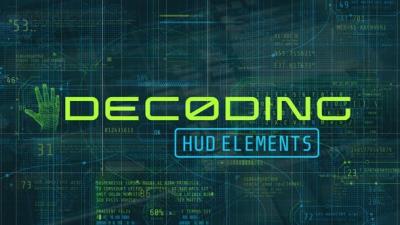 【AE模板】科技感HUD图形解码扫描读取元素UI界面动画 Decoding HUD Elements