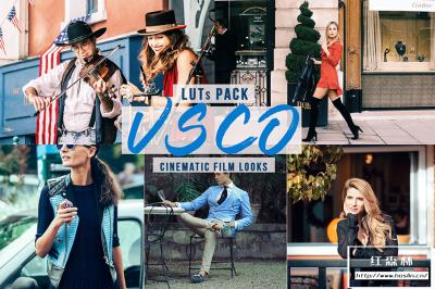 【调色预设】旅拍生活人像VSCO电影Vlog视频调色LUT包-VSCO Cinematic LUTs Pack