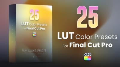 【调色预设】25个电影大片单色黑白LUTs视频调色预设 25 LUTs pack