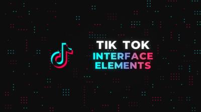 【PR模板】抖音短视频界面介绍视频动画制作媒体号关注宣传Pr模板 Tik Tok Interface Elements