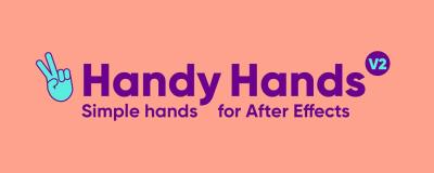 【AE脚本】创建制作MG灵活手势图形动画 Handy Hands 2 v1.1