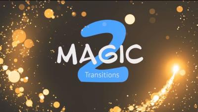 【PR模板】第二套 25个唯美漂亮魔法粒子转场过渡PR模板+视频素材 Magic Transitions 2