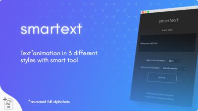 【AE脚本】智能文字标题动画生成器 Smartext – Animated Text Tool