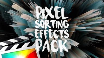 【FCPX插件】14种像素立体拉伸排序特效 Pixel Sorting Effects Pack – Final Cut Pro X