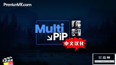 【FCPX插件】30组时尚精美多画面排版画中画动画 PremiumVFX – Multi PiP 汉化中文版