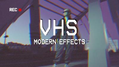 【FCPX插件】20种复古老录像带视觉特效 VHS Modern Effects