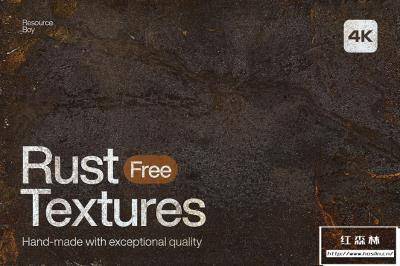 【图片素材】50张4K锈迹斑斑生锈金属纹理叠加图片素材 50 Rust Textures