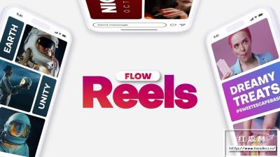 【AE模板】竖屏多画面分屏拼贴图文介绍展示动画 ReelsFlow – Instagram Reels Toolkit