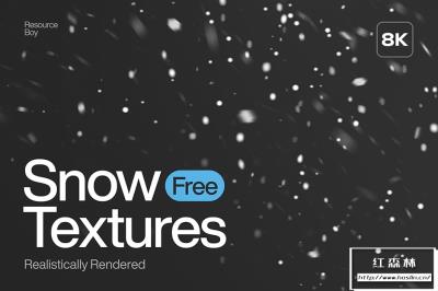 【图片素材】100种8K分辨率冬天下雪雪花飘舞创意叠加图片素材 100 Snow Textures