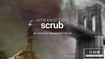 【FCPX插件】31种时间重映射加速卡帧重放鬼畜视觉转场预设 motionVFX – mTransition Scrub