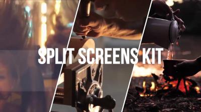 【FCPX插件】24个运动画面视频分屏预设 Split Screens Kit + 使用教程