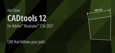 【AI插件】Illustrator 工程制图插件CAD工具集 Hot Door CADtools 12.2.7 支持Win系统 Illustrator 2021
