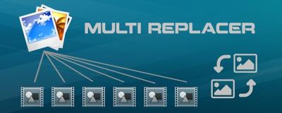 【AE脚本】 快速批量替换AE模板中的图像照片图片 Multi Replacer V1.03 + 视频教程