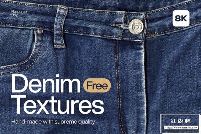 【图片素材】40种8K牛仔裤布料纹理图片素材 40 Denim/Jean Textures