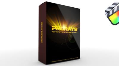 【FCPX插件】60种文字标题LOGO放射光线扫光效果动画 Pixel Film Studios – ProRays