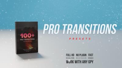 【PR预设】100种缩放旋转移动摇晃变形分割转场预设 100+ Pro Transitions