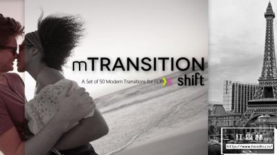 【FCPX插件】50组时尚分屏视频转场预设 motionVFX – mTransition Shift