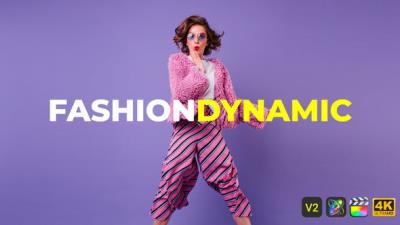 【FCPX模板】时尚动感快闪图文展示介绍片头动画 Fashion Dynamic