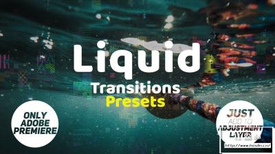 【PR预设】15种液体形变平滑弹跳转场效果预设 Liquid Transitions Presets