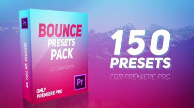 【PR预设】150个弹跳动作预设包 Bounce Presets Pack