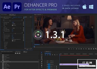 【AE/PR插件】复古电影胶片灼烧光效噪点颗粒视觉特效 Dehancer Pro 1.3.1 CE 支持Win系统