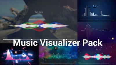 【AE模板】33种音频可视化动态创意效果 Music Visualizer Pack