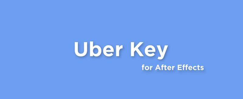 【AE脚本】关键帧快速调整更改动画路径工具 Uber Key 1.0