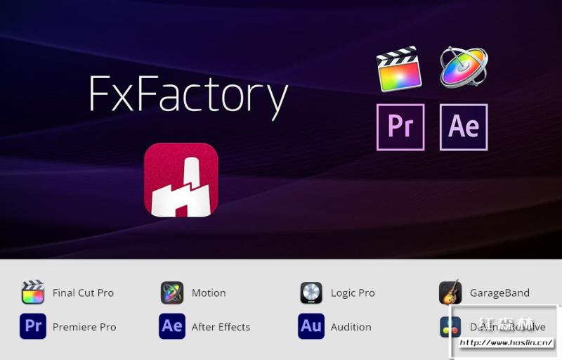 【FCPX插件】Mac电脑FCPX/AE/PR超强视觉特效插件包 FxFactory 8.0.12 全功能版