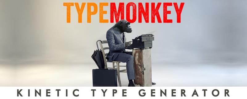 【AE脚本】抖音客服文字混排倒鸭子字幕翻转运动排版MG动画脚本 TypeMonkey v1.25 汉化中文版